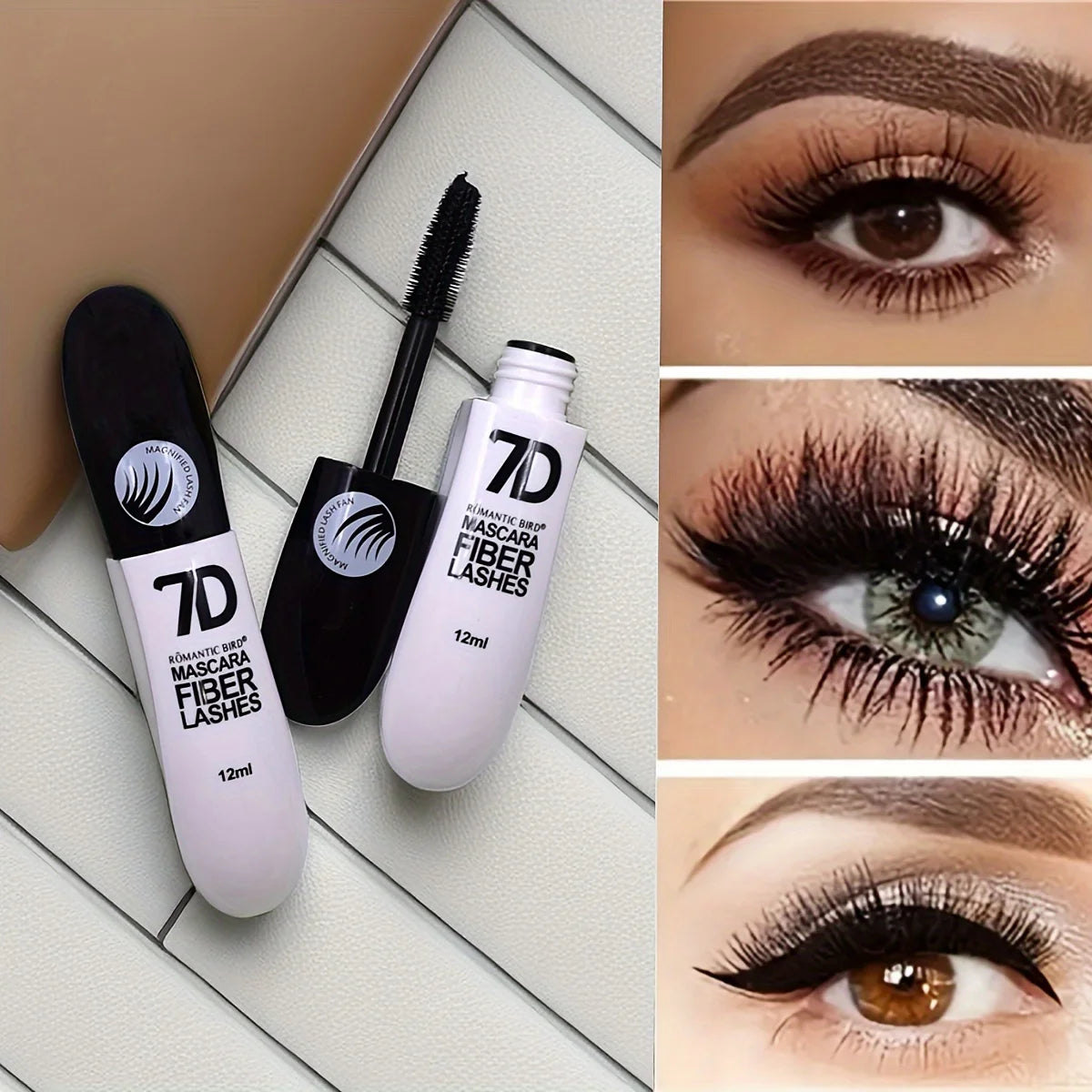 7D Fiber Mascara – Lush, Long-Lasting Lashes