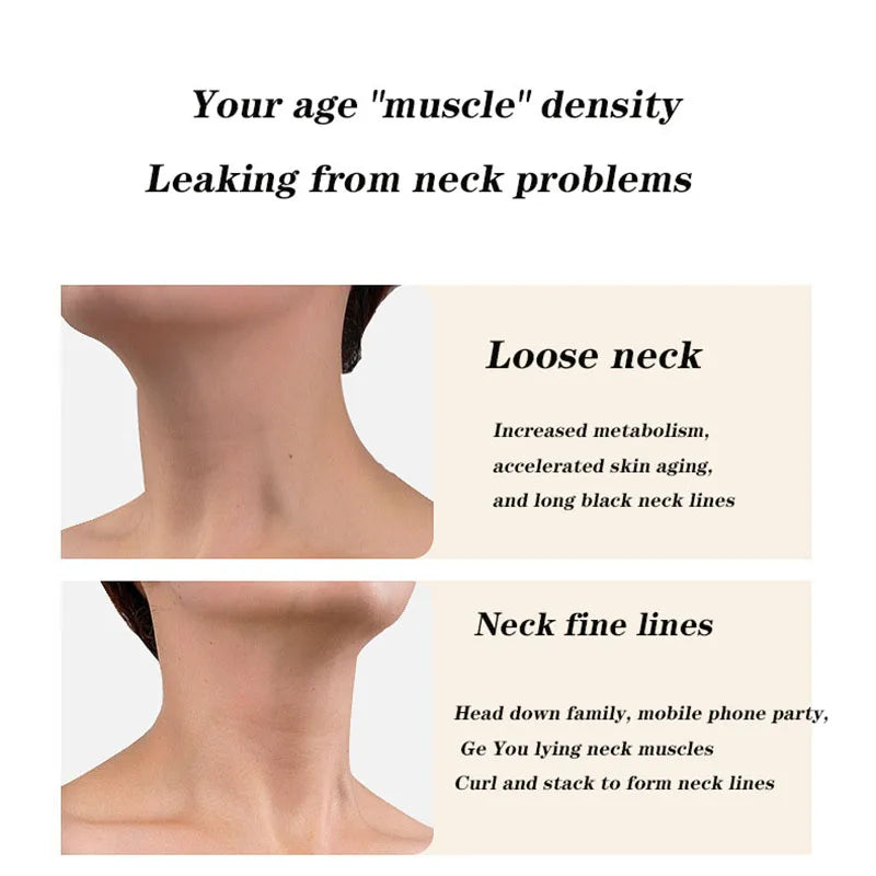 10pcs Golden Neck Firming Mask – Hydrating, Nourishing & Brightening Skincare”