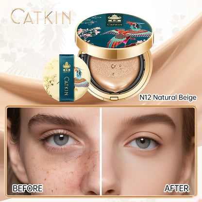 🌸 Catkin Phoenix Cushion – Full Coverage, Korean Beauty