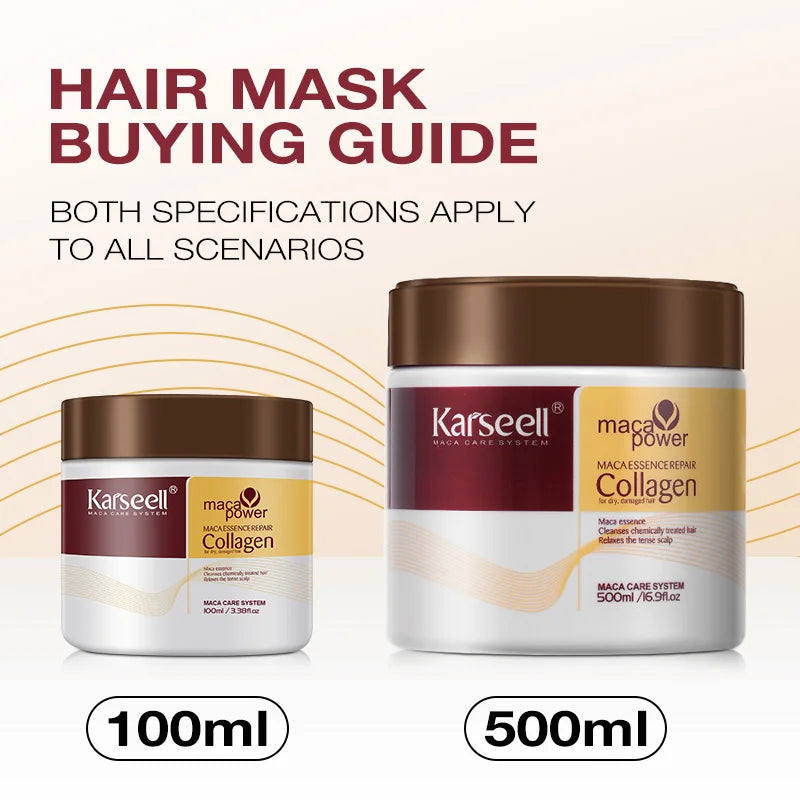 Karseell Collagen Hair Mask – Deep Repair & Hydration