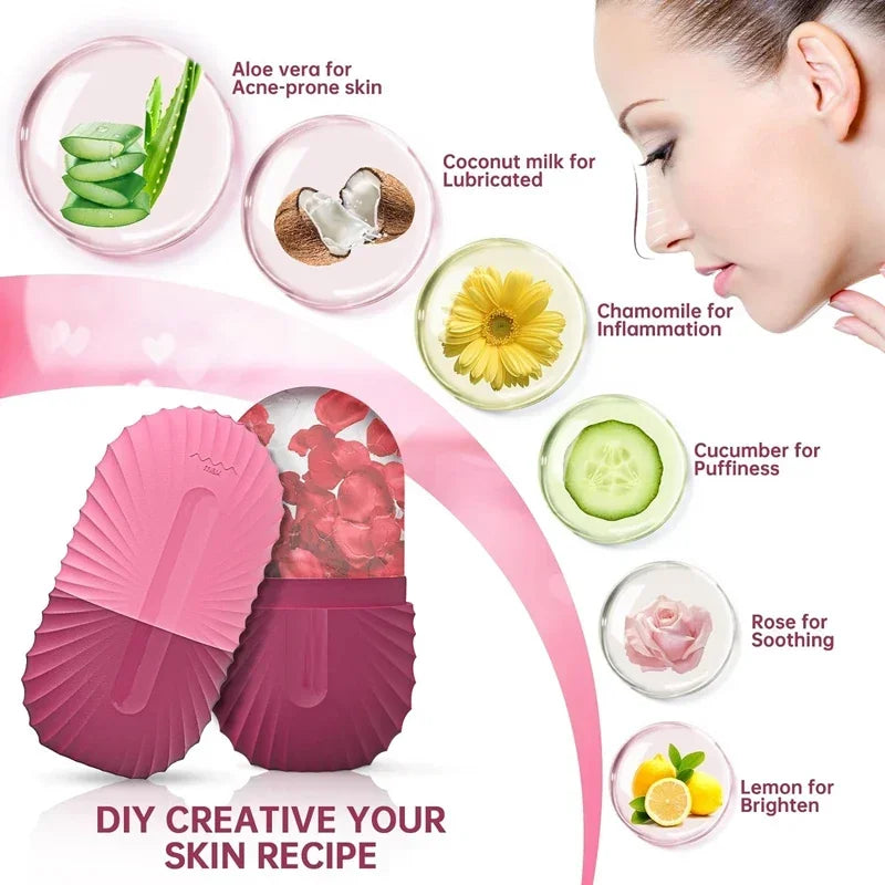 ❄️ Ice Face Roller – Ice Cube Beauty Massage Tool