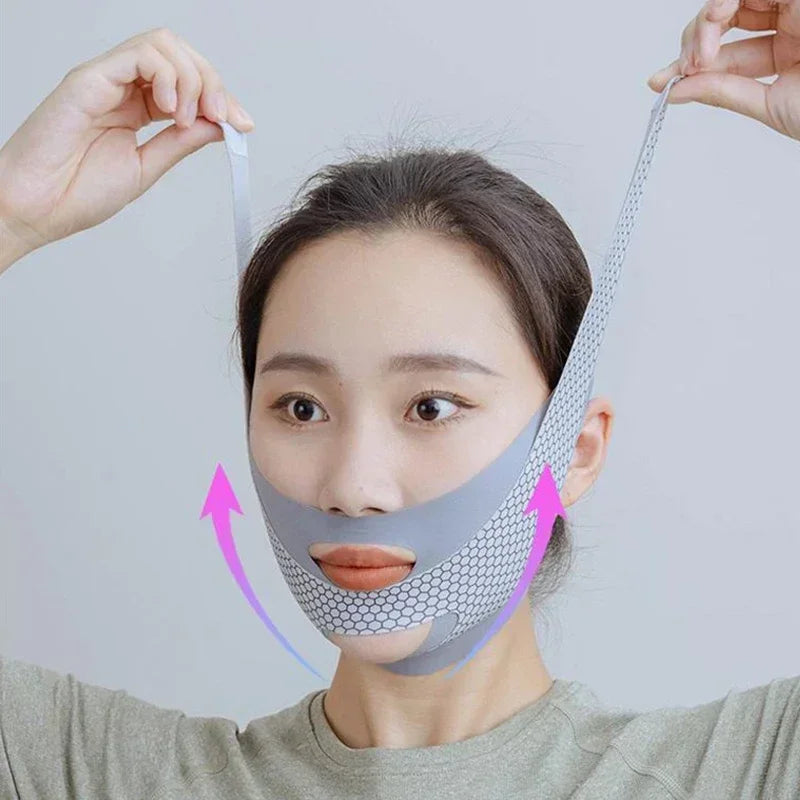 ✨ Face-Lift With Sleep – V Shaper Facial Slimming Band