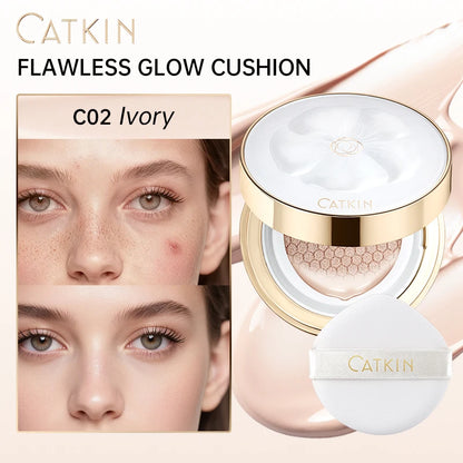 ✨CATKIN GlowPerfection – Hydrating and Illuminating Cushion Foundation✨