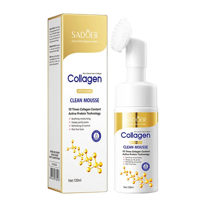 ✨ SADOER Collagen Facial Cleanser Mousse ✨