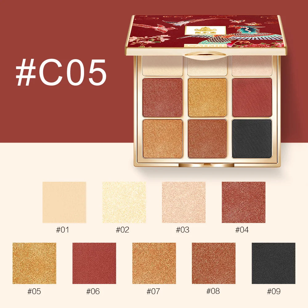 🌟 CATKIN 9‑Colour Eyeshadow Palette