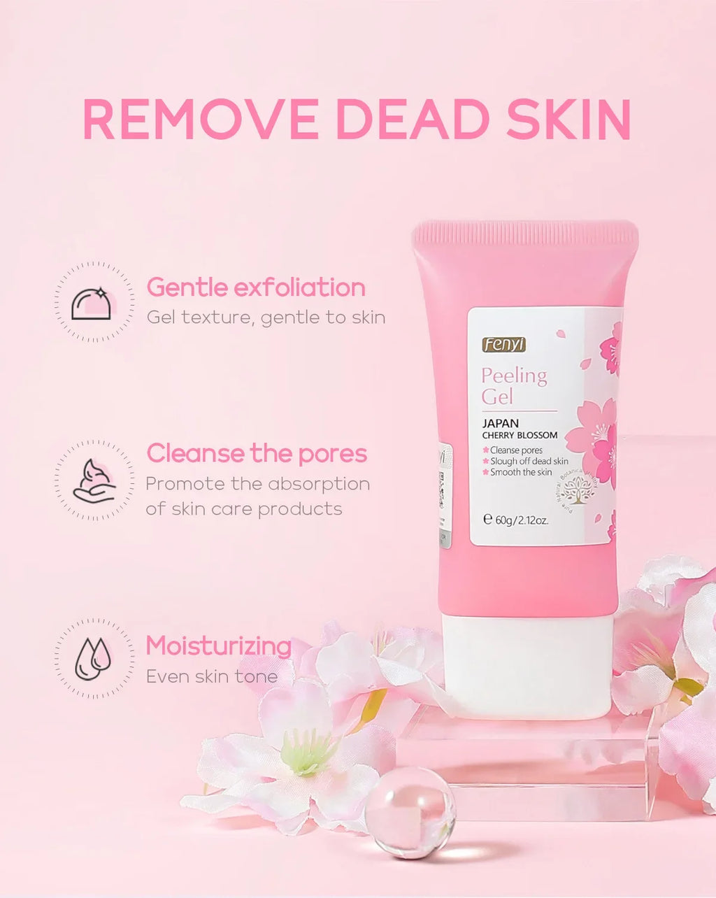 ✨ Sakura Deep Facial Cleansing & Exfoliating Gel  ✨