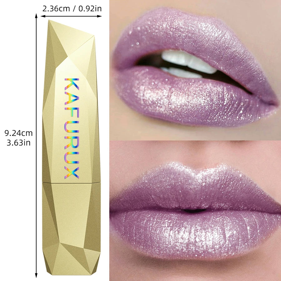 ✨ 1 Pc Glitter Shimmer Metallic Pearl Lip Tint
