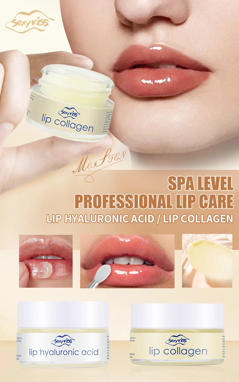 💖 Hyaluronic Acid + Collagen Lip Mask