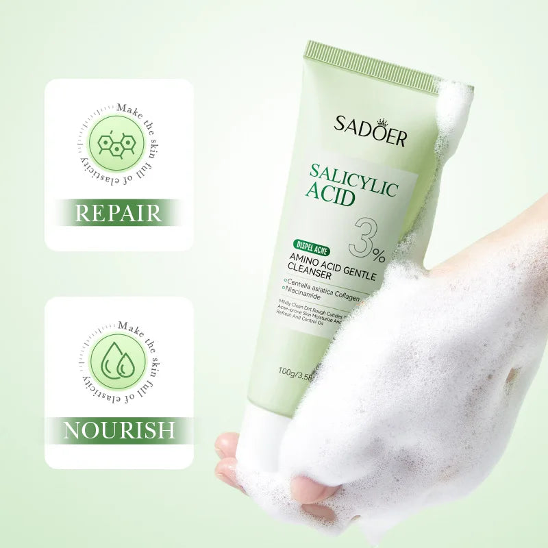 ✨ SADOER Salicylic Acid Facial Cleanser ✨