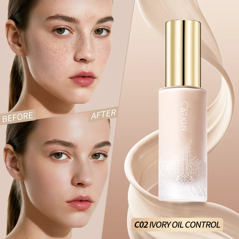 ✨ CATKIN Hydrating Air Cushion Foundation – Flawless Glow Finish ✨