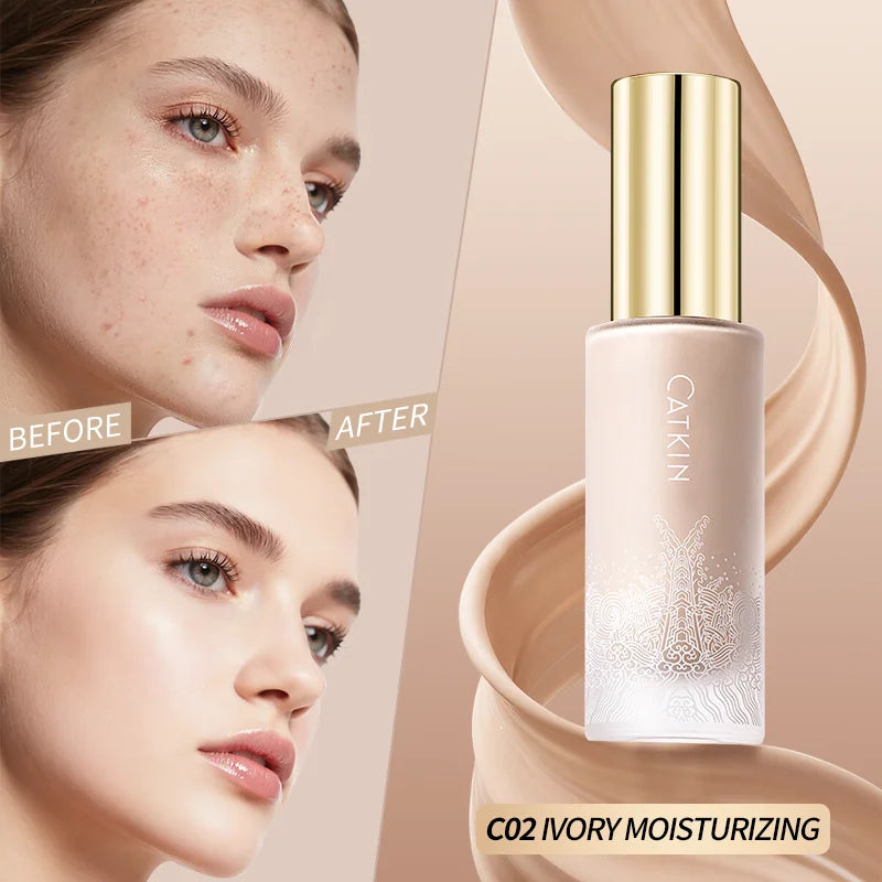 ✨ CATKIN Hydrating Air Cushion Foundation – Flawless Glow Finish ✨