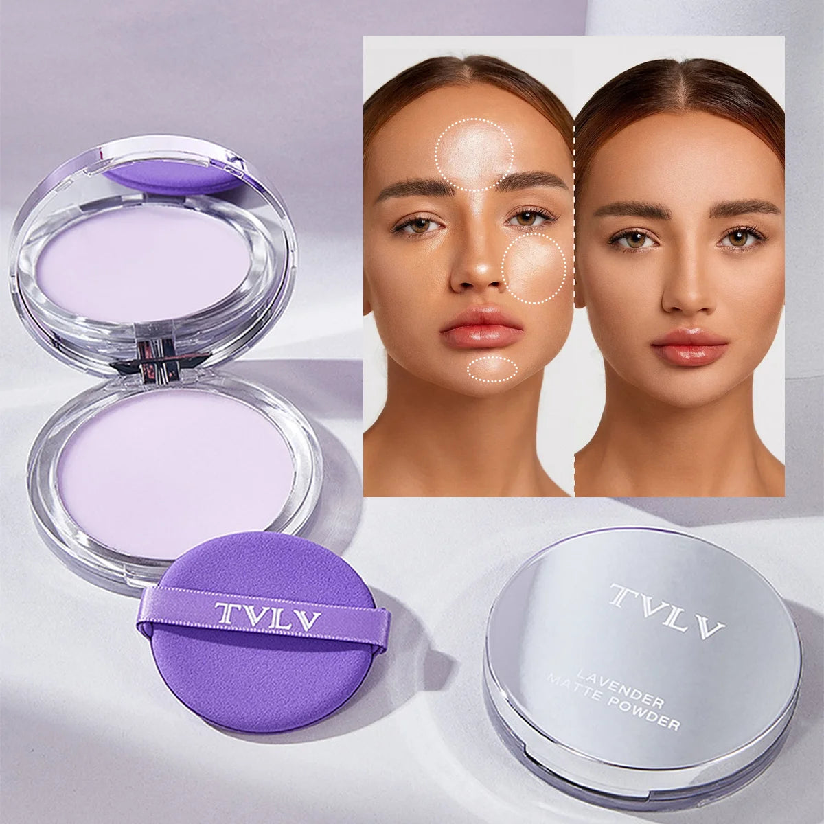 TVLV Violet Cream-to-Powder Contouring Powder
