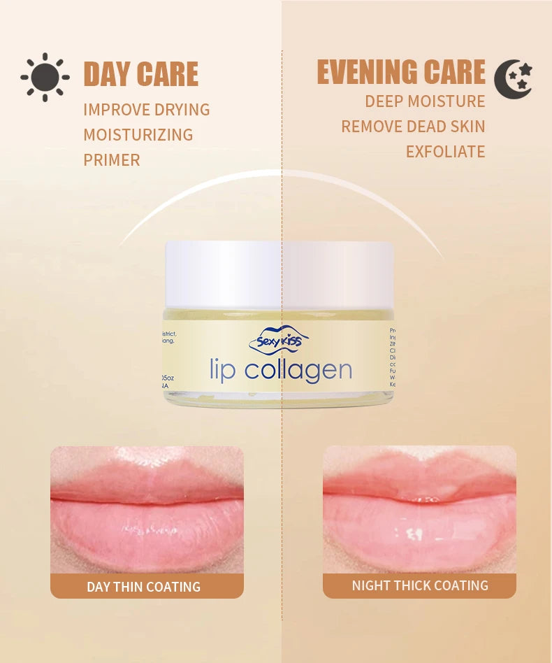 💖 Hyaluronic Acid + Collagen Lip Mask