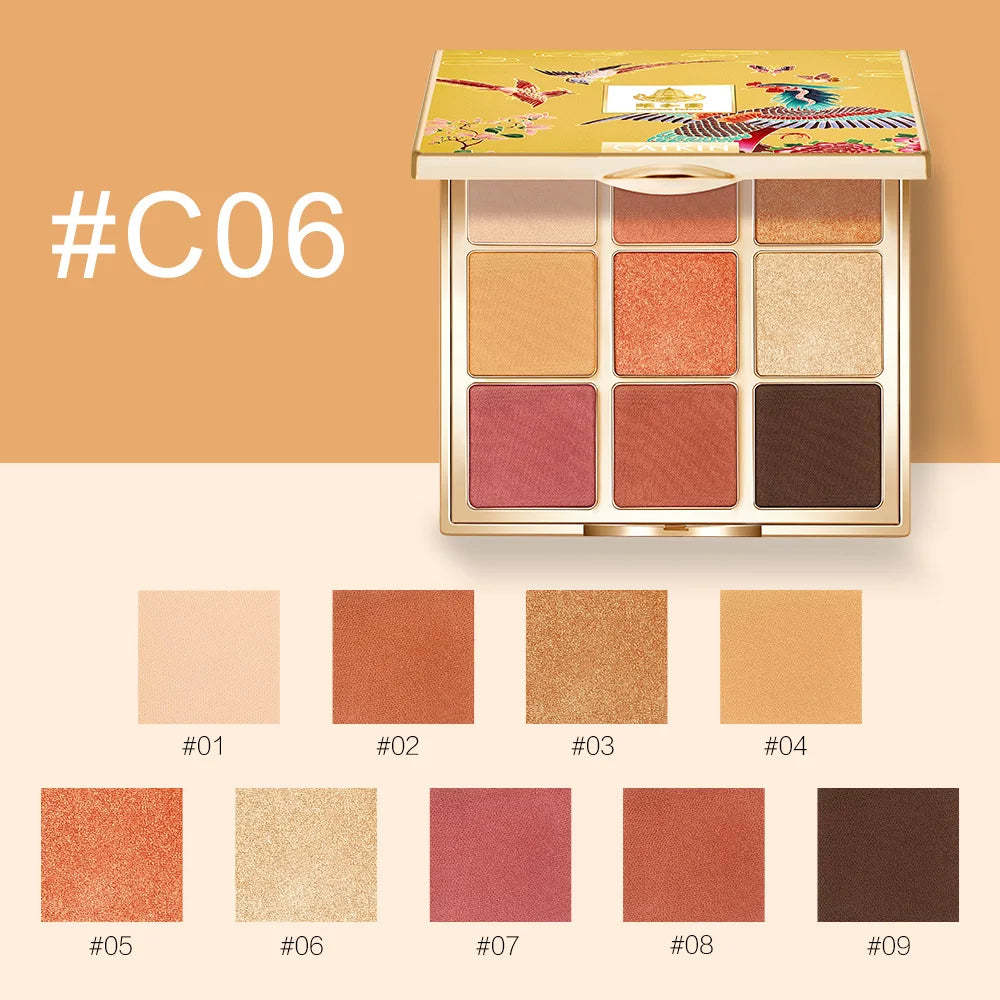 🌟 CATKIN 9‑Colour Eyeshadow Palette