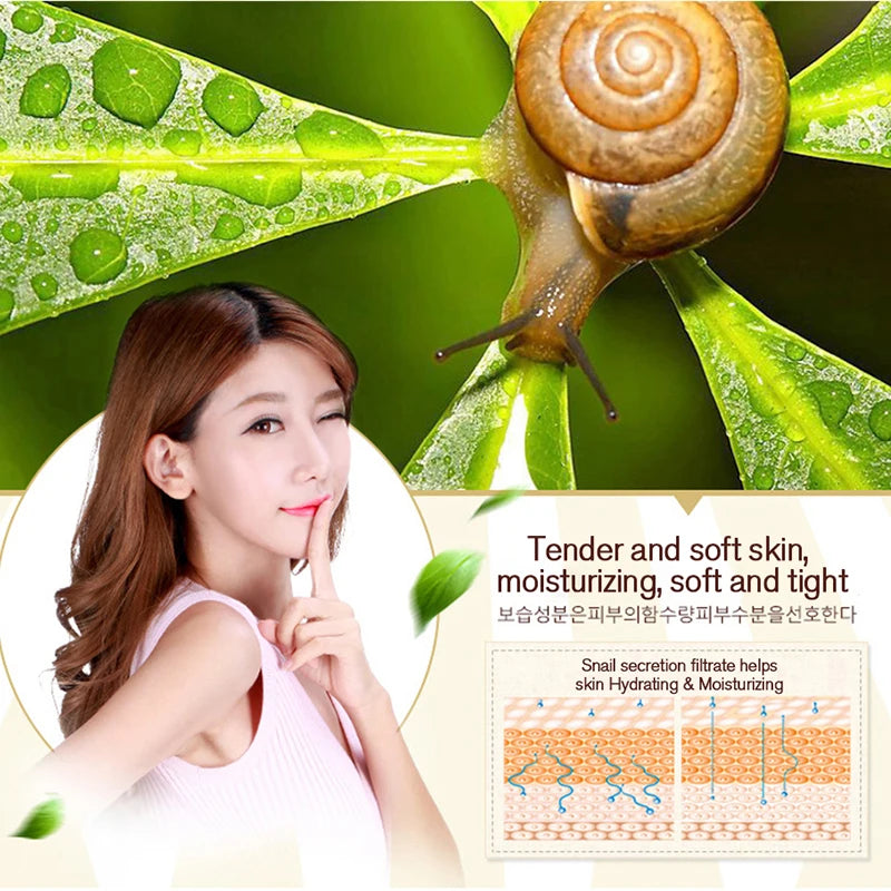 ✨ Snail & Korean  Collagen Anti-Age Brightening Cream for Face and Eyes