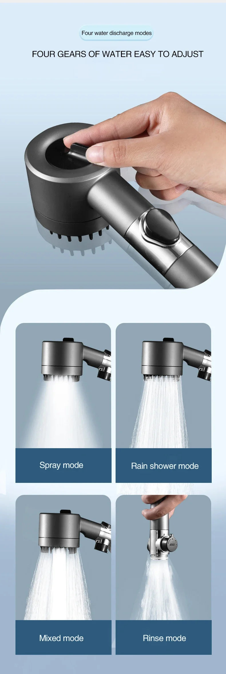 High-Pressure Filter Shower