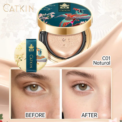 🌸 Catkin Phoenix Cushion – Full Coverage, Korean Beauty