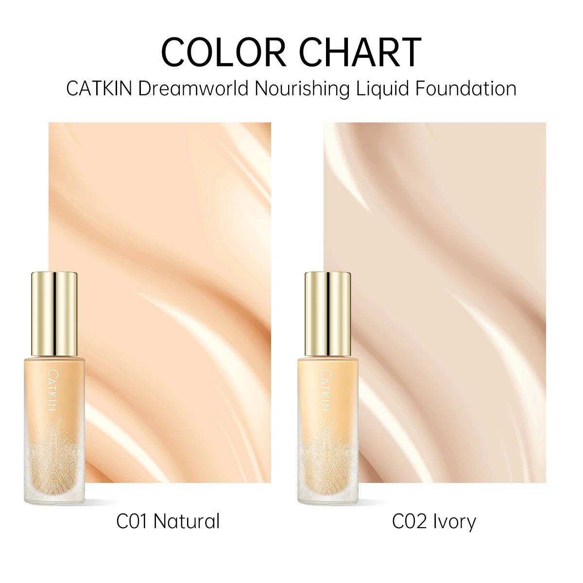 ✨ CATKIN Hydrating Air Cushion Foundation – Flawless Glow Finish ✨