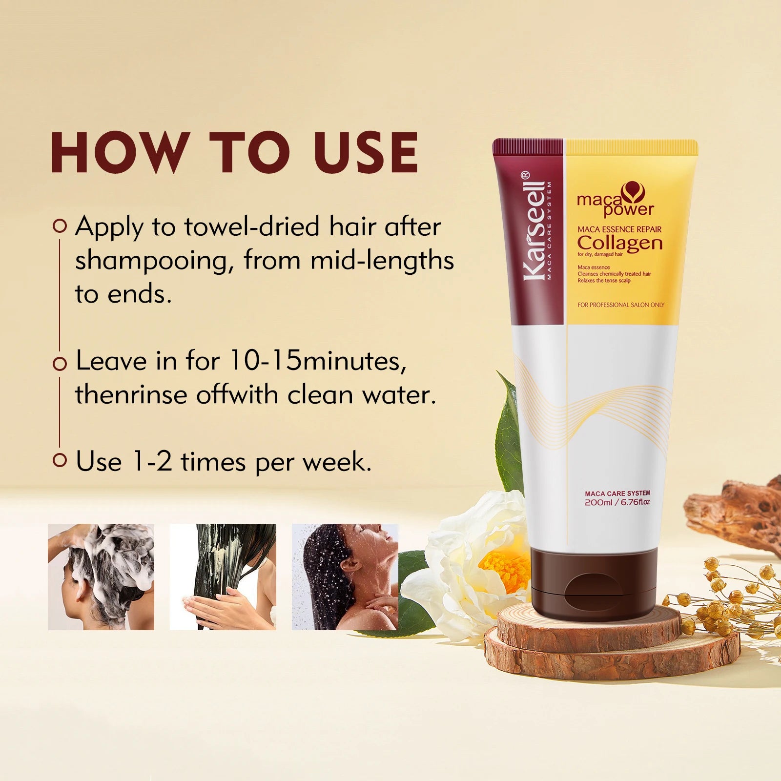 Karseell Collagen Hair Mask – Deep Repair