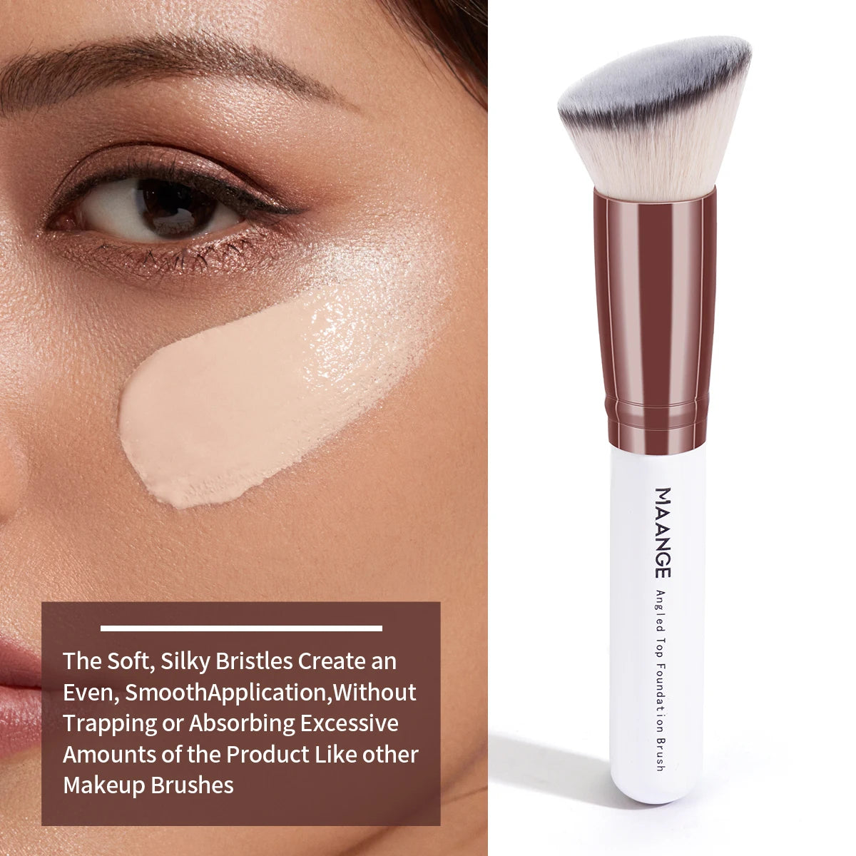 2pcs Foundation Makeup Brush Set