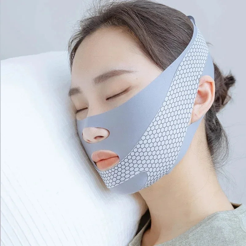 ✨ Face-Lift With Sleep – V Shaper Facial Slimming Band