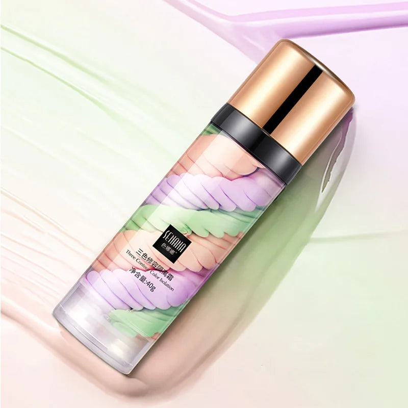 ✨ Three-Color Press Release Cream Concealer & Brightening Base ✨