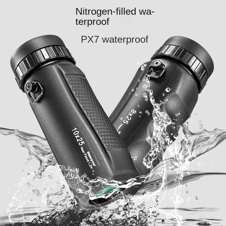 Powerful Mini 8X25 10X25 Monocular Telescope HD Portable